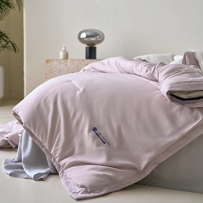 91家纺网 家纺一手货源 找家纺 花享莱 2025秋冬新款亚朵被子同款深睡被PRO四季被冬被子母被春秋被保暖控温被子被芯 雾凇粉-四季被