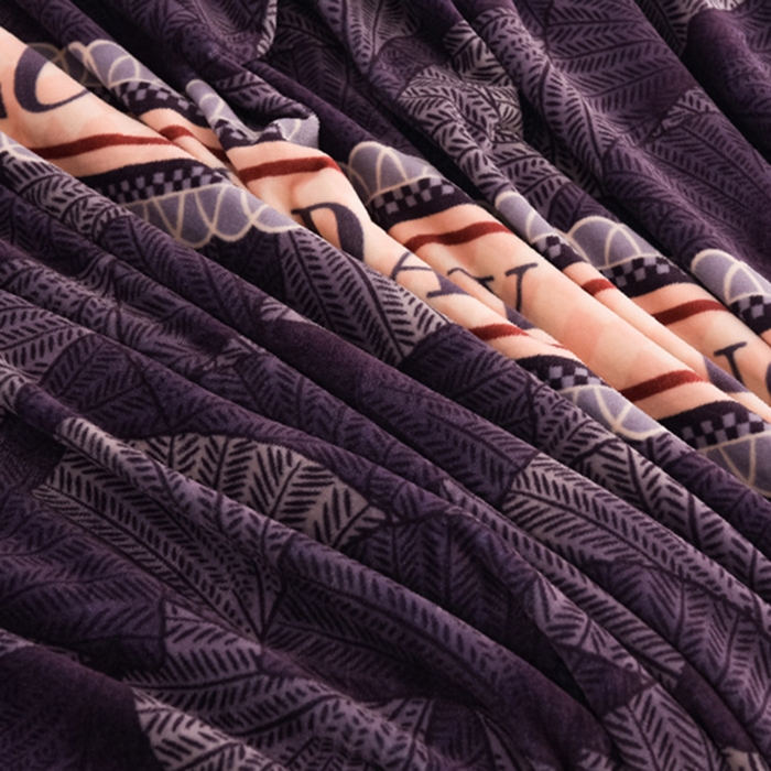 91家纺网 家纺一手货源 找家纺 首选家纺 2025新款加厚保暖牛奶绒金貂绒法莱绒床裙款四件套 银杏叶