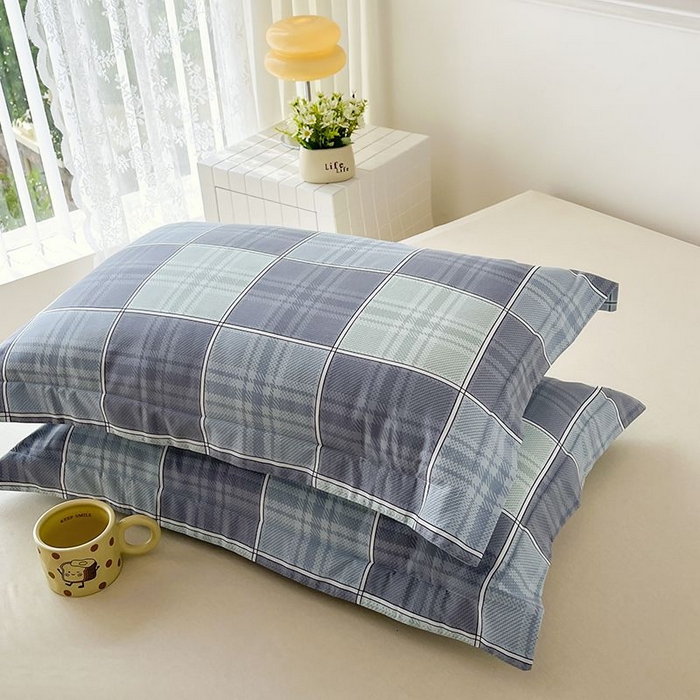 91家纺网 家纺一手货源 找家纺 （总）红淳家纺 2025新款亲肤舒适全棉印花简约单枕套