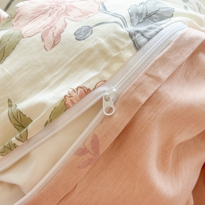 91家纺网 家纺一手货源 找家纺 红淳家纺 2025新款亲肤舒适全棉印花简约单枕套 洛川花海