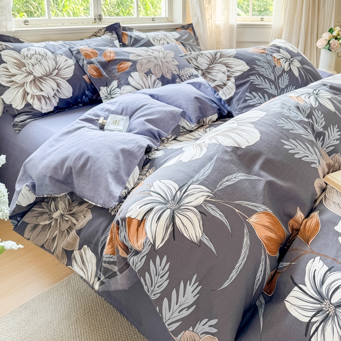 91家纺网 家纺一手货源 找家纺 红淳家纺 2025新款亲肤舒适全棉印花简约单枕套 陌上烟雨