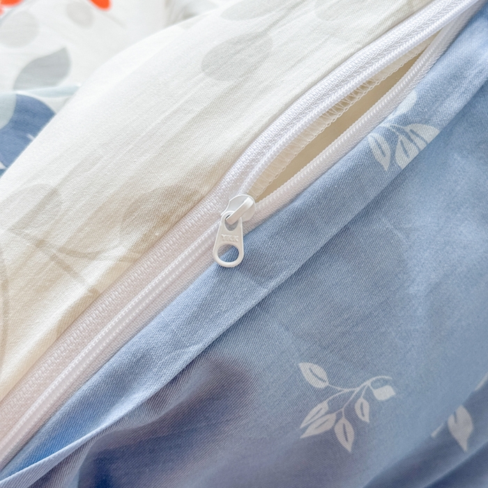 91家纺网 家纺一手货源 找家纺 红淳家纺 2025新款亲肤舒适全棉印花简约单枕套 春不晚