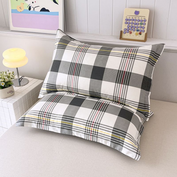 91家纺网 家纺一手货源 找家纺 （总）红淳家纺 2025新款亲肤舒适全棉印花简约单枕套