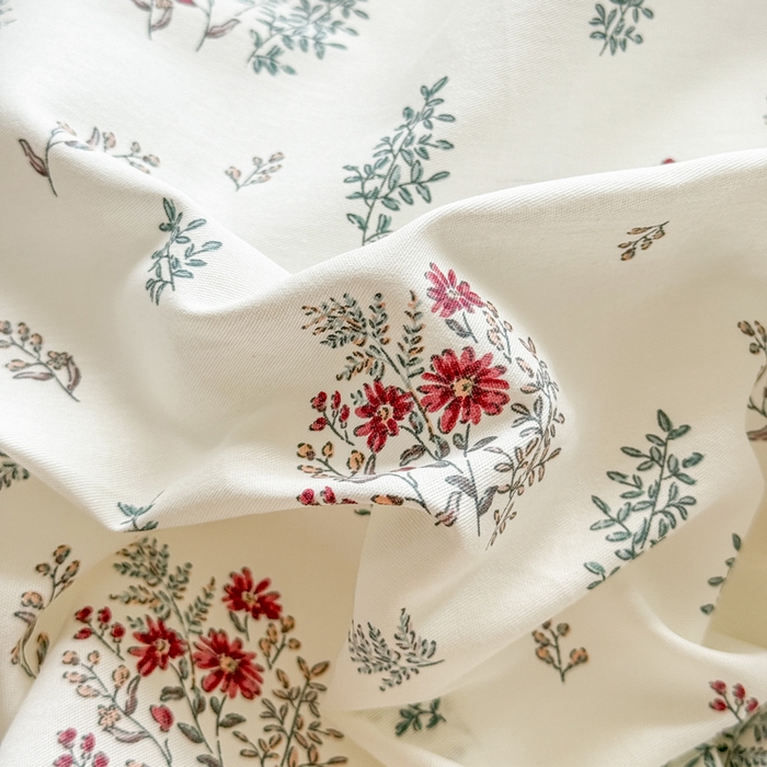 91家纺网 家纺一手货源 找家纺 红淳家纺 2025新款亲肤舒适全棉印花简约单枕套 如月花梦