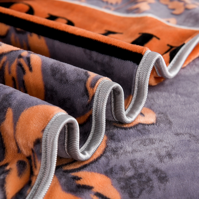 91家纺网 家纺一手货源 找家纺 静缘分 2025新款230克特厚8.5斤牛奶绒金貂绒床裙款保暖四件套-黄金叶