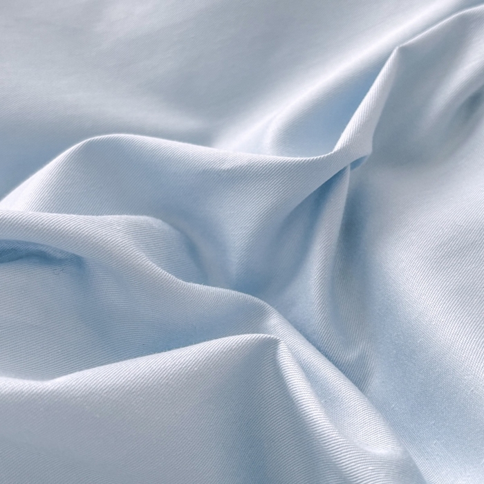 91家纺网 家纺一手货源 找家纺 红淳家纺 2025新款13366亲肤全棉纯色四件套-简单生活 天空蓝