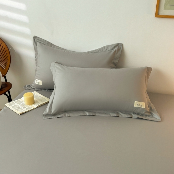 91家纺网 家纺一手货源 找家纺 （总）红淳家纺 2025新款13366亲肤全棉纯色单被套-简单生活