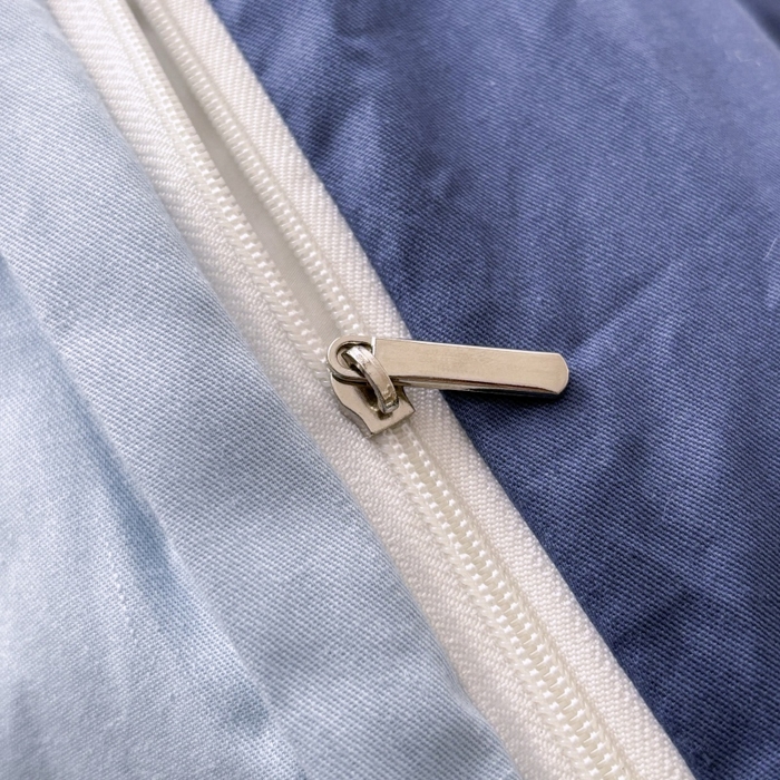 91家纺网 家纺一手货源 找家纺 红淳家纺 2025新款13366亲肤全棉纯色单被套-简单生活 深海蓝+天空蓝