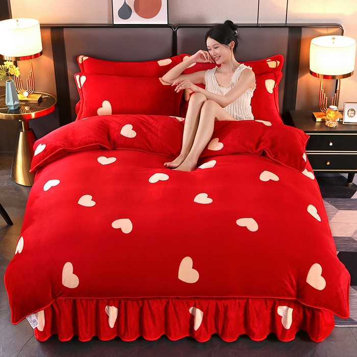 91家纺网 家纺一手货源 找家纺 总代芙家纺2025款高克重10斤牛奶绒四件套控价180卖低价格不要上