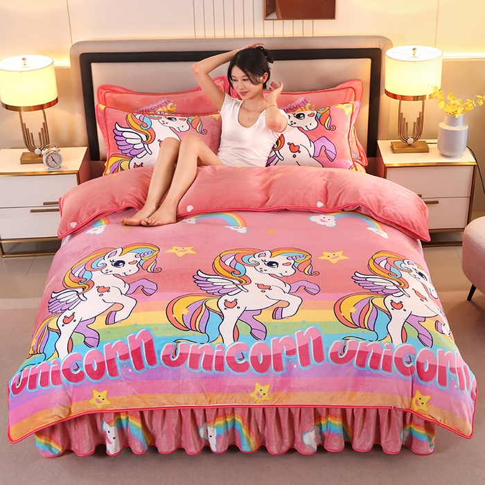 91家纺网 家纺一手货源 找家纺 总代芙家纺2025款高克重10斤牛奶绒四件套控价180卖低价格不要上