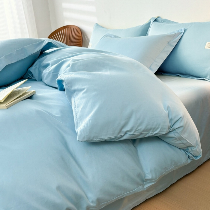 91家纺网 家纺一手货源 找家纺 （总）红淳家纺 2025新款13366亲肤全棉纯色枕套-简单生活