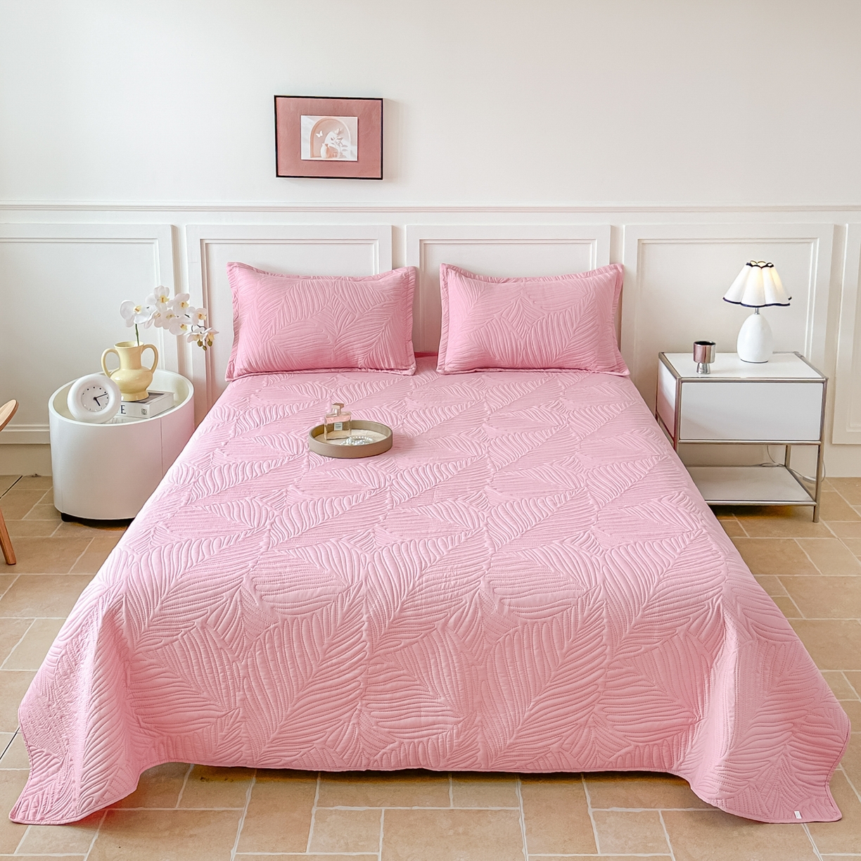 91家纺网 家纺一手货源 找家纺 （总）手艺人家纺 2025新款化纤亲肤床盖三件套