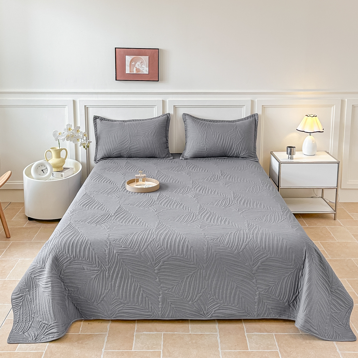 91家纺网 家纺一手货源 找家纺 （总）手艺人家纺 2025新款化纤亲肤床盖三件套