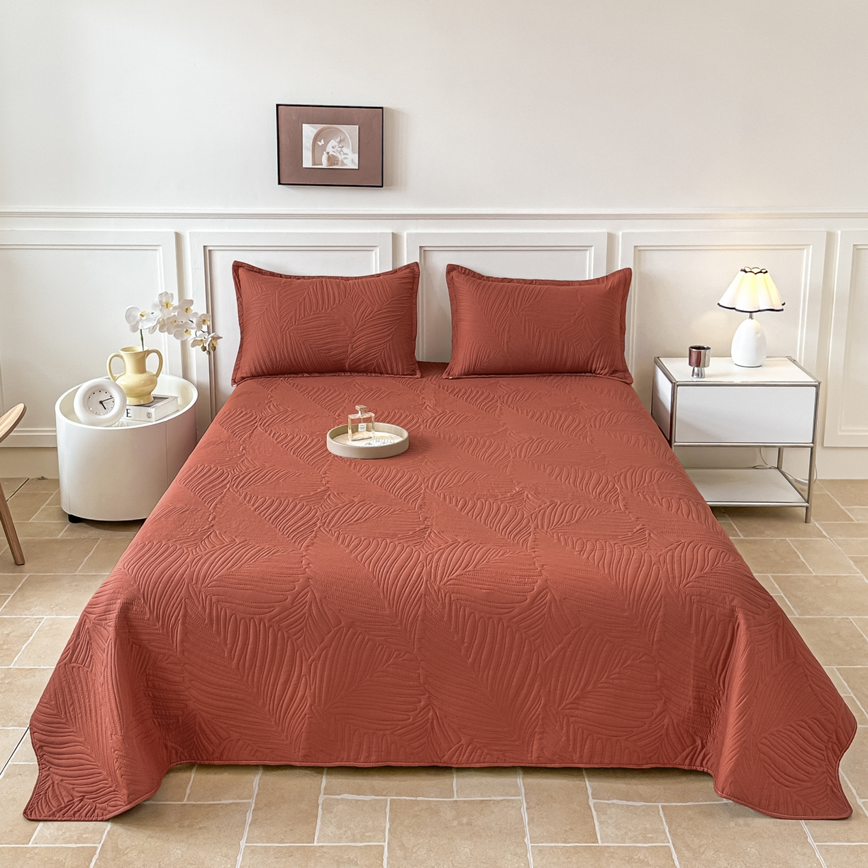 91家纺网 家纺一手货源 找家纺 （总）手艺人家纺 2025新款化纤亲肤床盖三件套