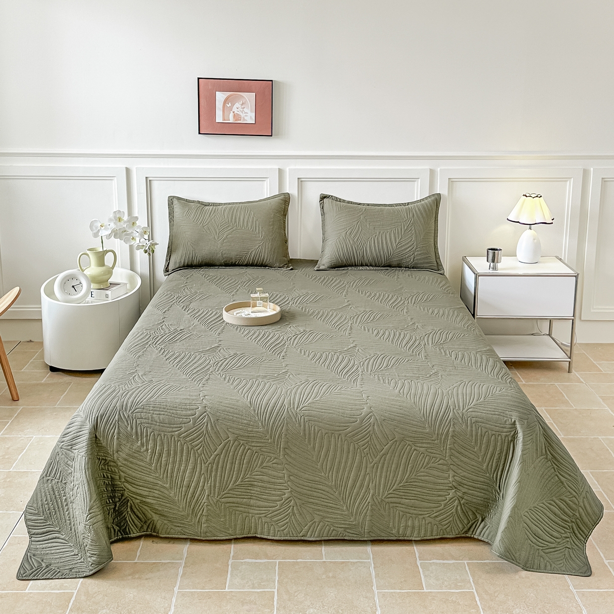 91家纺网 家纺一手货源 找家纺 （总）手艺人家纺 2025新款化纤亲肤床盖三件套