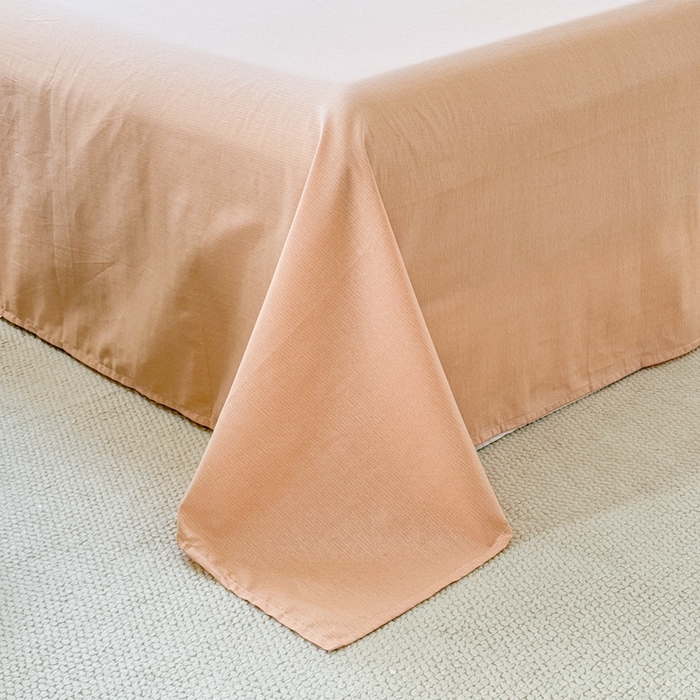 91家纺网 家纺一手货源 找家纺 红淳家纺 2025新款小清新春款12868全棉印花四件套 清风如叶