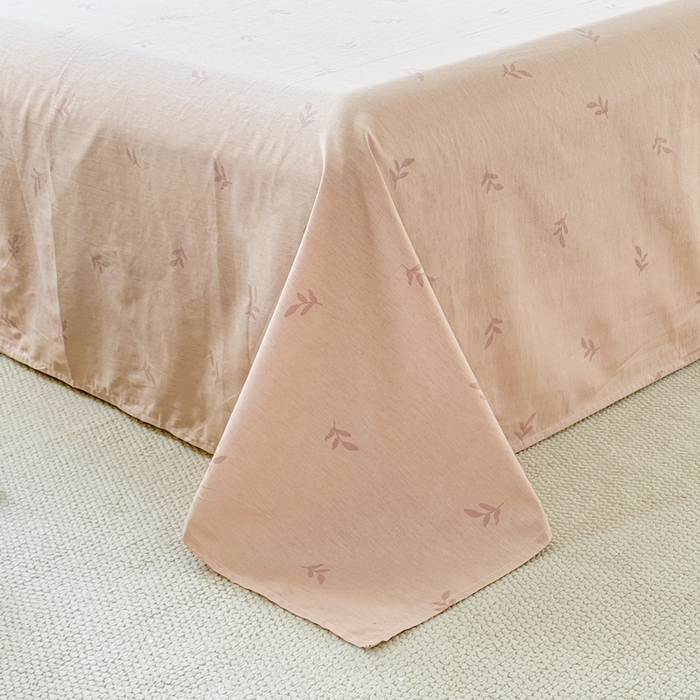 91家纺网 家纺一手货源 找家纺 红淳家纺 2025新款小清新春款12868全棉印花四件套 洛川花海