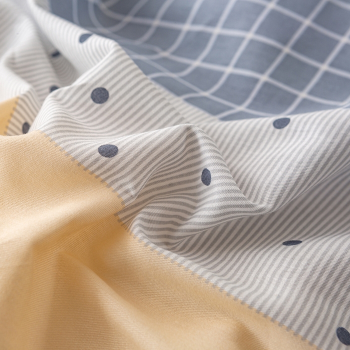 91家纺网 家纺一手货源 找家纺 红淳家纺 2025新款小清新春款12868全棉印花四件套 迈凯伦