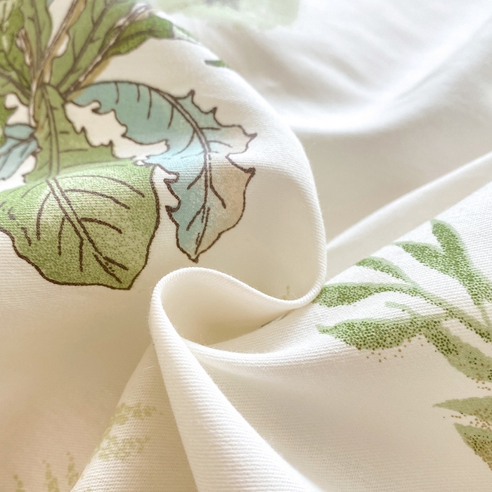 91家纺网 家纺一手货源 找家纺 红淳家纺 2025新款小清新春款12868全棉印花四件套 暖阳