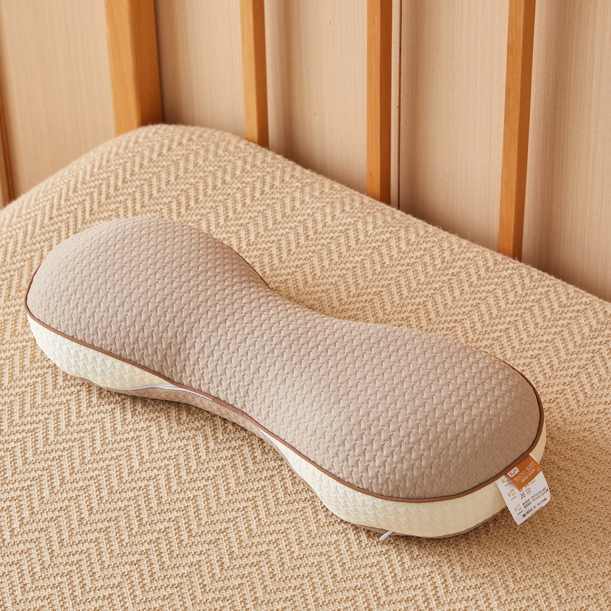 缦吉 2025款邦邦荞麦枕枕头枕芯 咖色