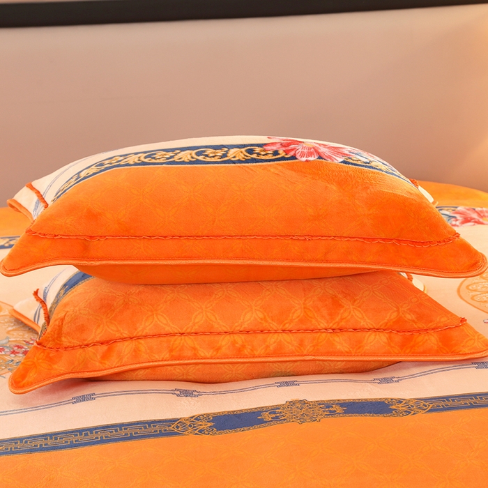 91家纺网 家纺一手货源 找家纺 代芙家纺2025款高克重10斤牛奶绒四件套【下载图片前看下详情公告】花好月圆