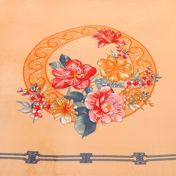 91家纺网 家纺一手货源 找家纺 代芙家纺2025款高克重10斤牛奶绒四件套【下载图片前看下详情公告】花好月圆