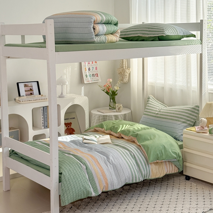 91家纺网 家纺一手货源 找家纺 （总）红淳家纺 2025新款全棉青少年学生三件套