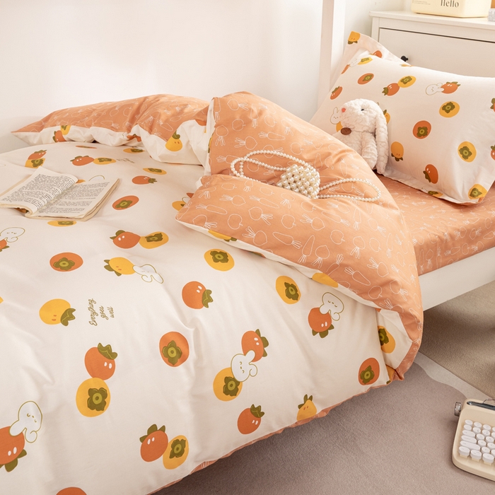 91家纺网 家纺一手货源 找家纺 （总）红淳家纺 2025新款全棉青少年学生三件套