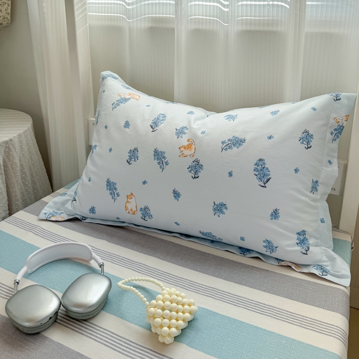 91家纺网 家纺一手货源 找家纺 红淳家纺 2025新款全棉青少年学生三件套 追喵日记