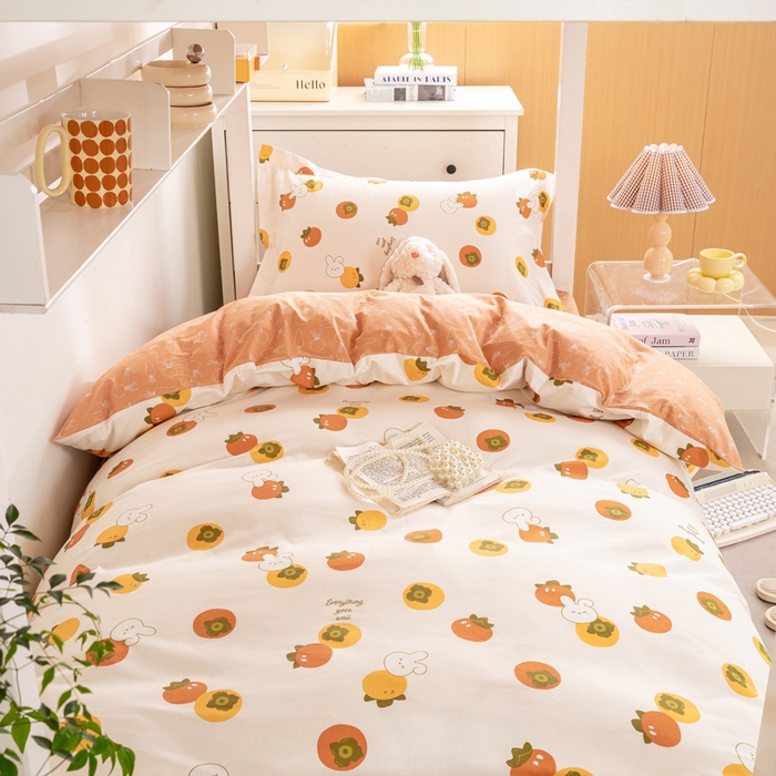 91家纺网 家纺一手货源 找家纺 （总）红淳家纺 2025新款全棉青少年学生三件套