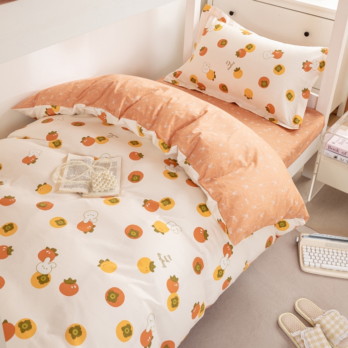 91家纺网 家纺一手货源 找家纺 （总）红淳家纺 2025新款全棉青少年学生三件套