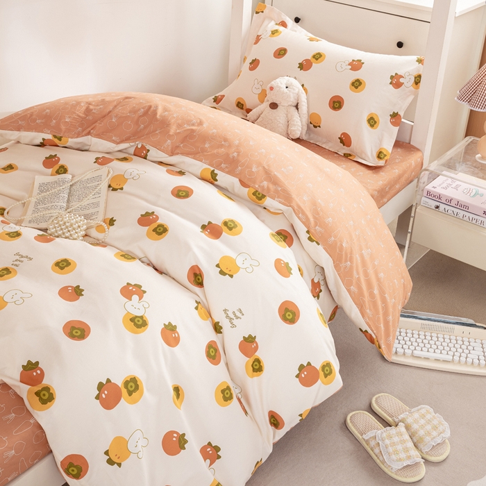 91家纺网 家纺一手货源 找家纺 （总）红淳家纺 2025新款全棉青少年学生三件套