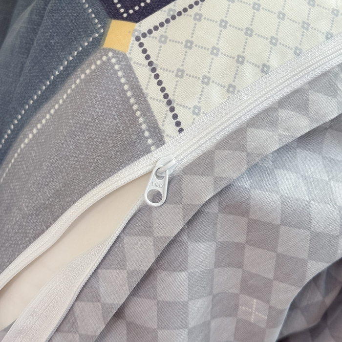 91家纺网 家纺一手货源 找家纺 红淳家纺 2025新款全棉青少年学生三件套 蓝色垦丁