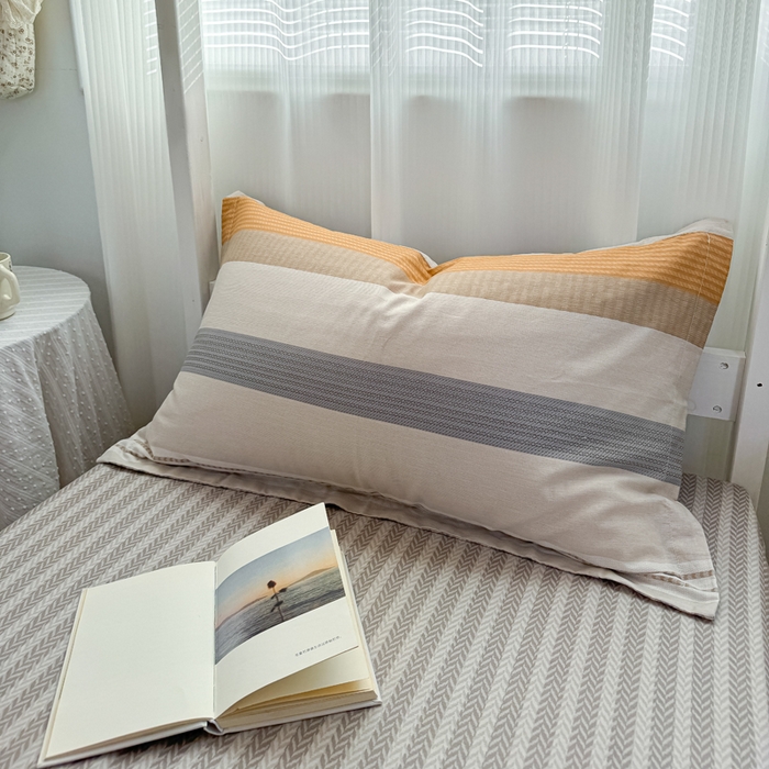 91家纺网 家纺一手货源 找家纺 红淳家纺 2025新款全棉青少年学生三件套 风条雨顺