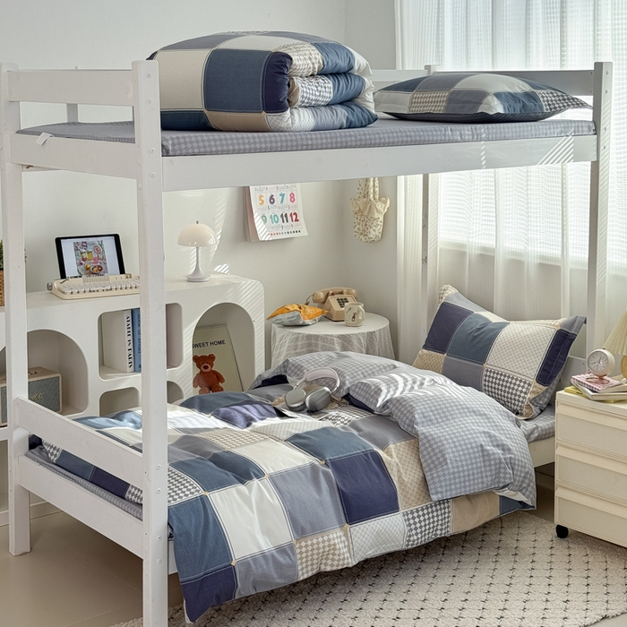 91家纺网 家纺一手货源 找家纺 （总）红淳家纺 2025新款全棉青少年学生三件套