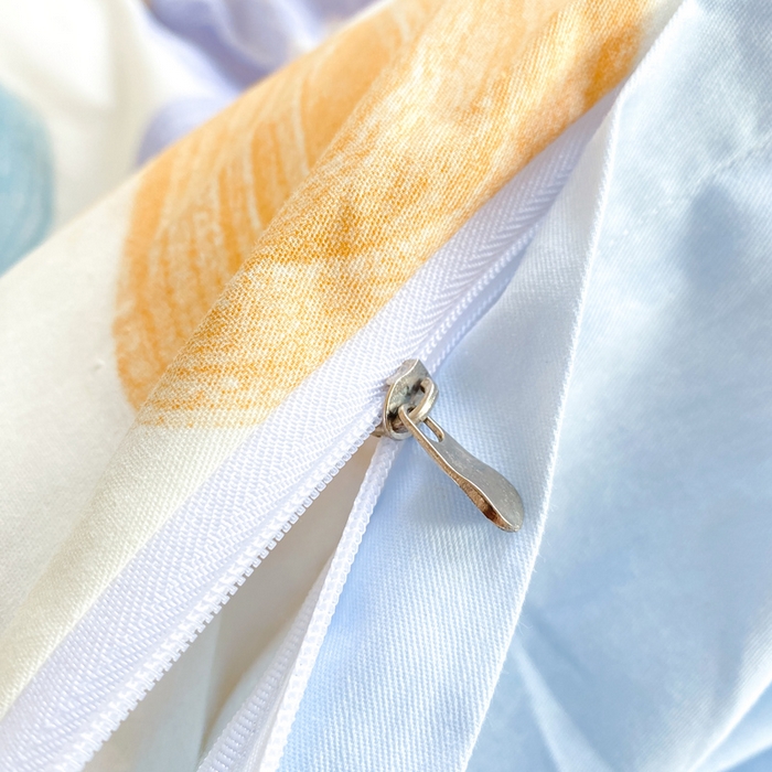 91家纺网 家纺一手货源 找家纺 红淳家纺 2025新款全棉印花单被套 花田梦