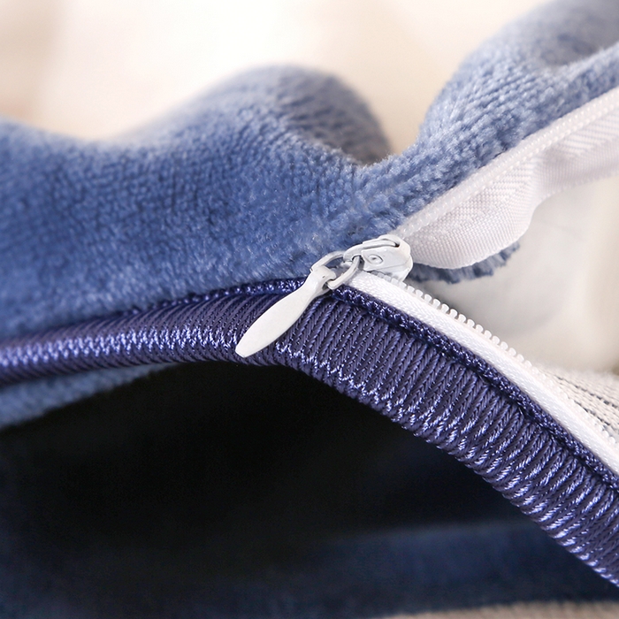 91家纺网 家纺一手货源 找家纺 代芙家纺2025款高克重10斤牛奶绒四件套【下载图片前看下详情公告】简约蓝格