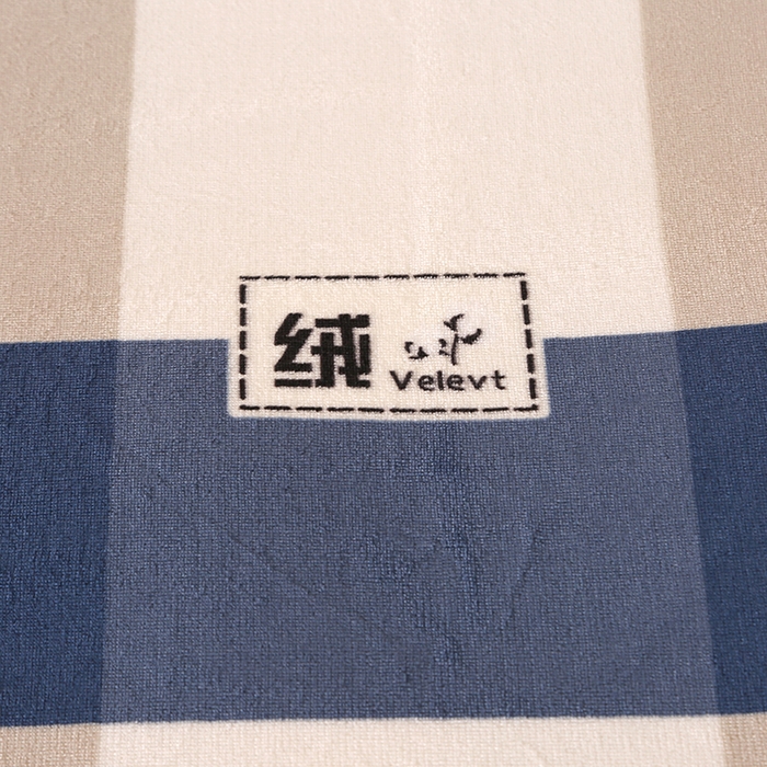 91家纺网 家纺一手货源 找家纺 代芙家纺2025款高克重10斤牛奶绒四件套【下载图片前看下详情公告】简约蓝格