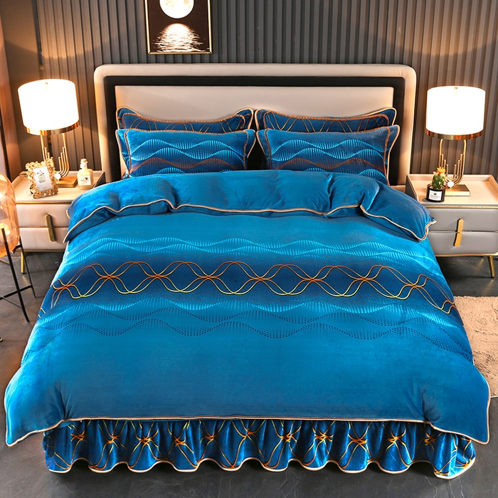 91家纺网 家纺一手货源 找家纺 代芙家纺2025款高克重10斤牛奶绒四件套【下载图片前看下详情公告】律动情怀