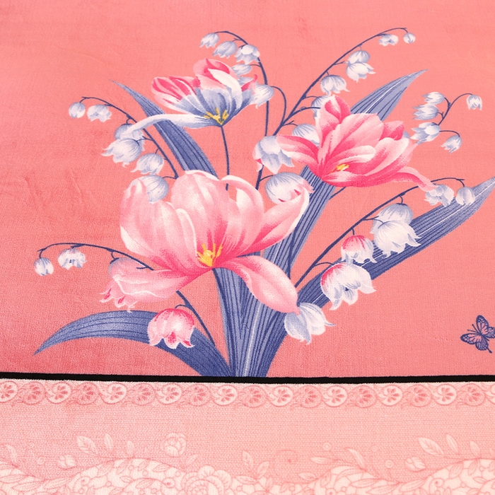 91家纺网 家纺一手货源 找家纺 代芙家纺2025款高克重10斤牛奶绒四件套【下载图片前看下详情公告】那时花开