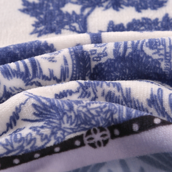 91家纺网 家纺一手货源 找家纺 代芙家纺2025款高克重10斤牛奶绒四件套【下载图片前看下详情公告】水墨江南