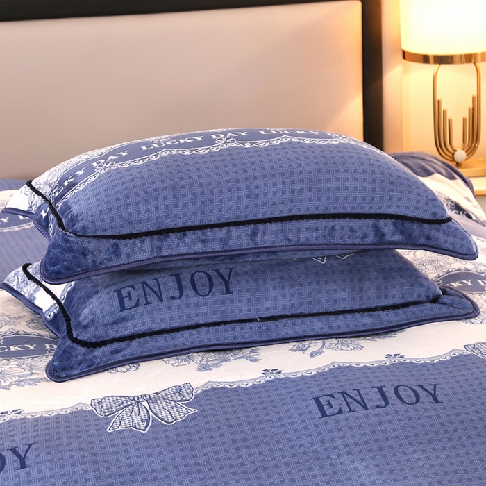 91家纺网 家纺一手货源 找家纺 代芙家纺2025款高克重10斤牛奶绒四件套【下载图片前看下详情公告】水墨世界