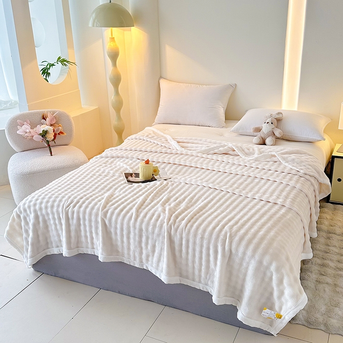 91家纺网 家纺一手货源 找家纺 （总）赢盛家纺 2025新款多功能毛毯高克重法莱绒牛奶绒珊瑚绒免免绒包边毛毯毯子盖毯午睡毯