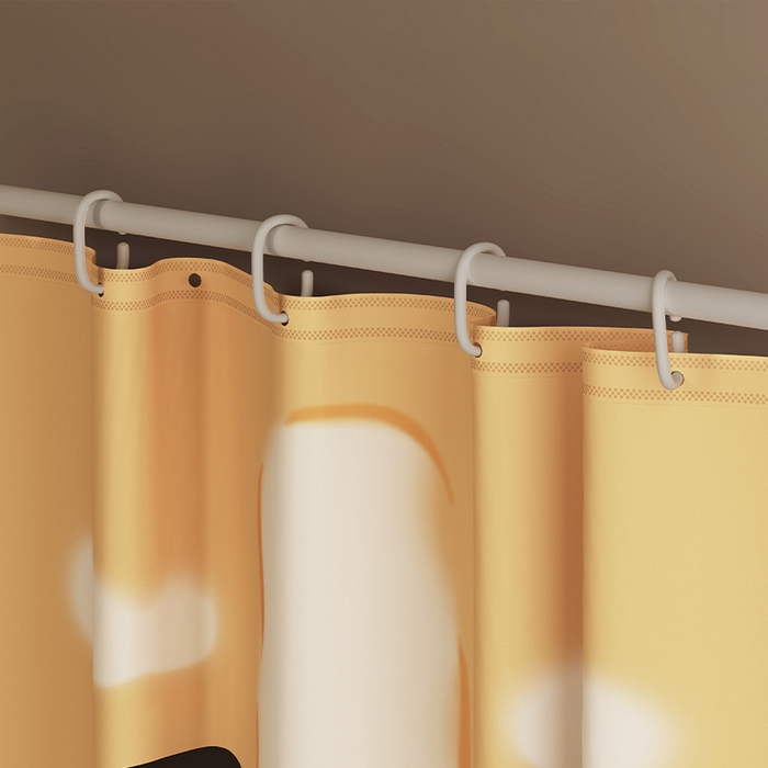 91家纺网 家纺一手货源 找家纺 无瑕家居 2025新款无涂层高克重遮光学生蚊帐宿舍蚊帐上下铺通用学生蚊帐 小狗