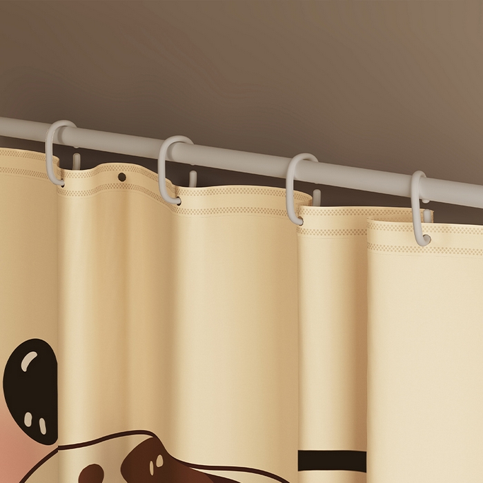 91家纺网 家纺一手货源 找家纺 无瑕家居 2025新款无涂层高克重遮光学生蚊帐宿舍蚊帐上下铺通用学生蚊帐 小熊