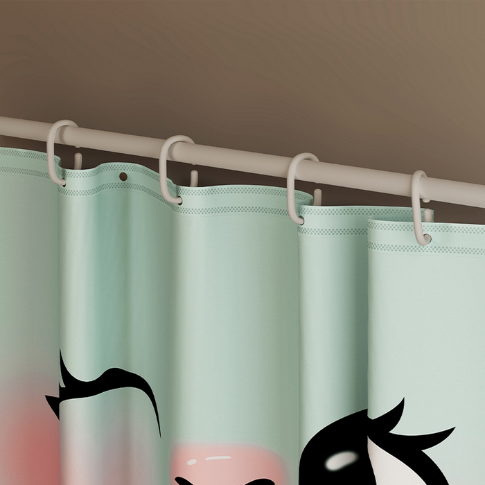 91家纺网 家纺一手货源 找家纺 无瑕家居 2025新款无涂层高克重遮光学生蚊帐宿舍蚊帐上下铺通用学生蚊帐 兔子