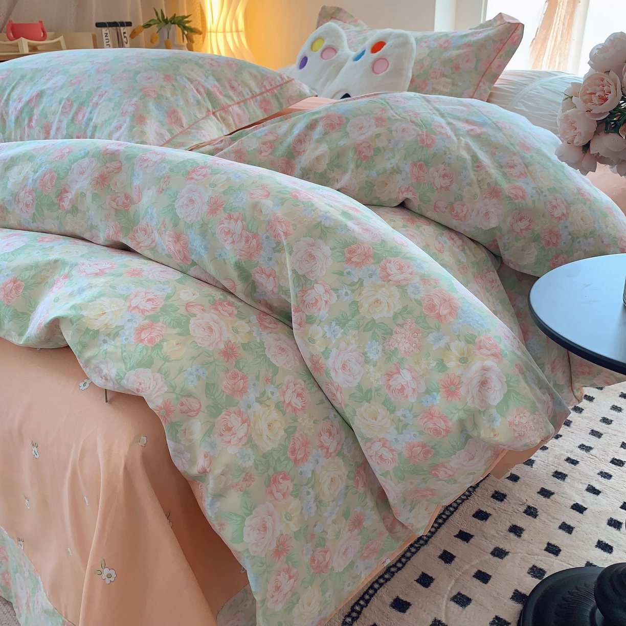 91家纺网 家纺一手货源 找家纺 莱豫家纺 2025新款全棉纯棉四件套 西雅图