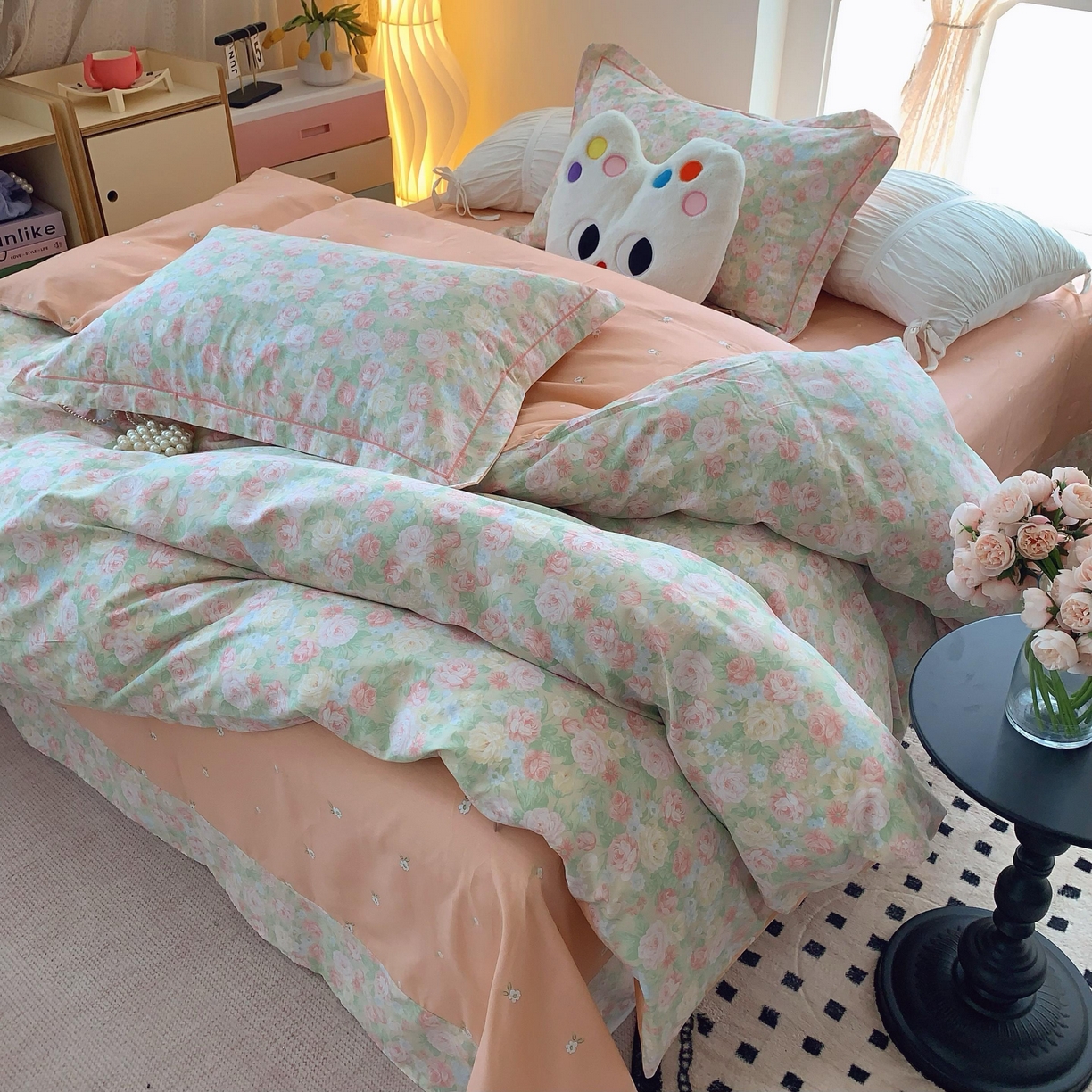 91家纺网 家纺一手货源 找家纺 莱豫家纺 2025新款全棉纯棉四件套 西雅图