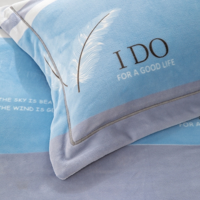 91家纺网 家纺一手货源 找家纺 优姿家纺 2025新款加厚全消光牛奶绒印花四件套羽柔时尚