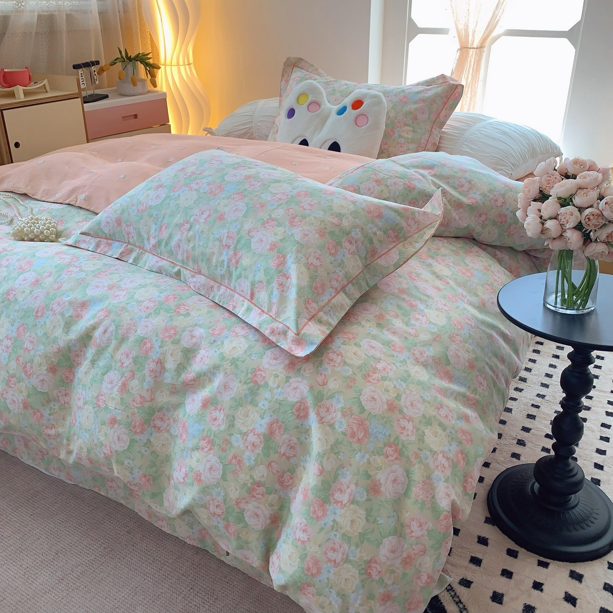 91家纺网 家纺一手货源 找家纺 莱豫家纺 2025新款全棉纯棉四件套 西雅图